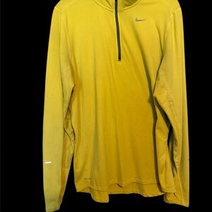 Nike Yellow Half-Zip Jacket